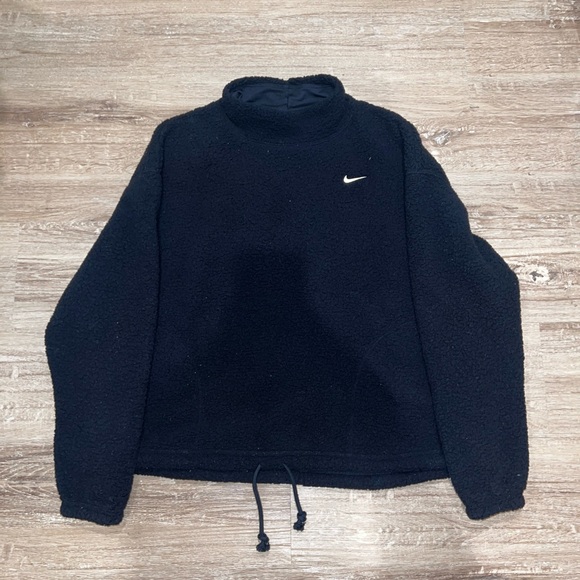 Nike Tops - Nike Black Fleece Sweatshirt